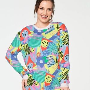🆕️ Zumba Fitness Vibrant Graphic Sweatshirt - Unisex